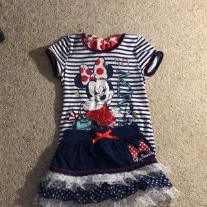 Minnie mouse Fourth of July outfit